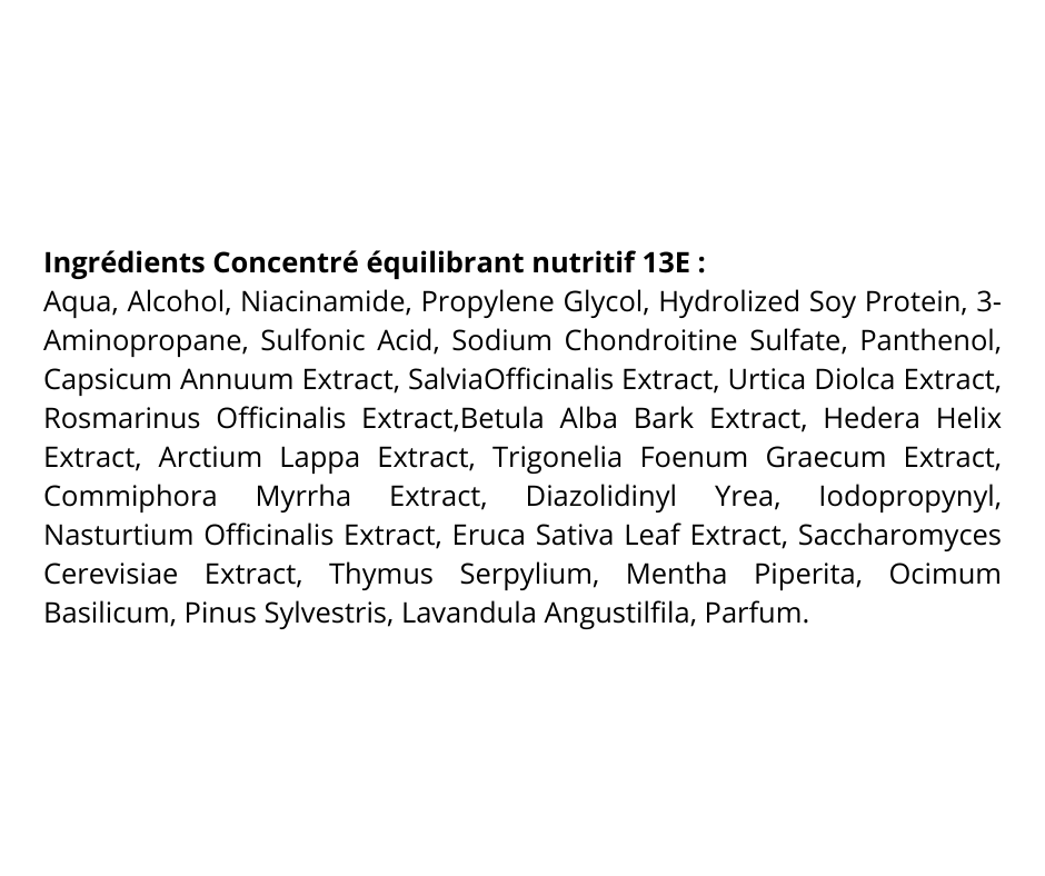 Concentré équilibrant nutritif 13E