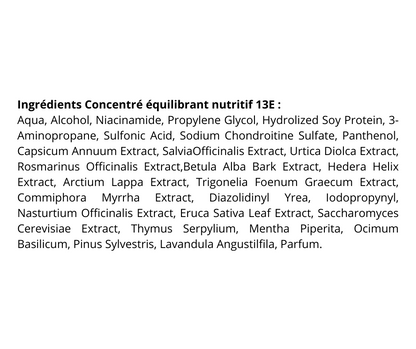 Concentré équilibrant nutritif 13E